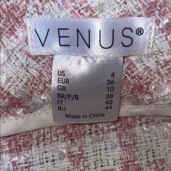 VENUS Pink Checkered High Waist Shorts - Picture 8 of 12